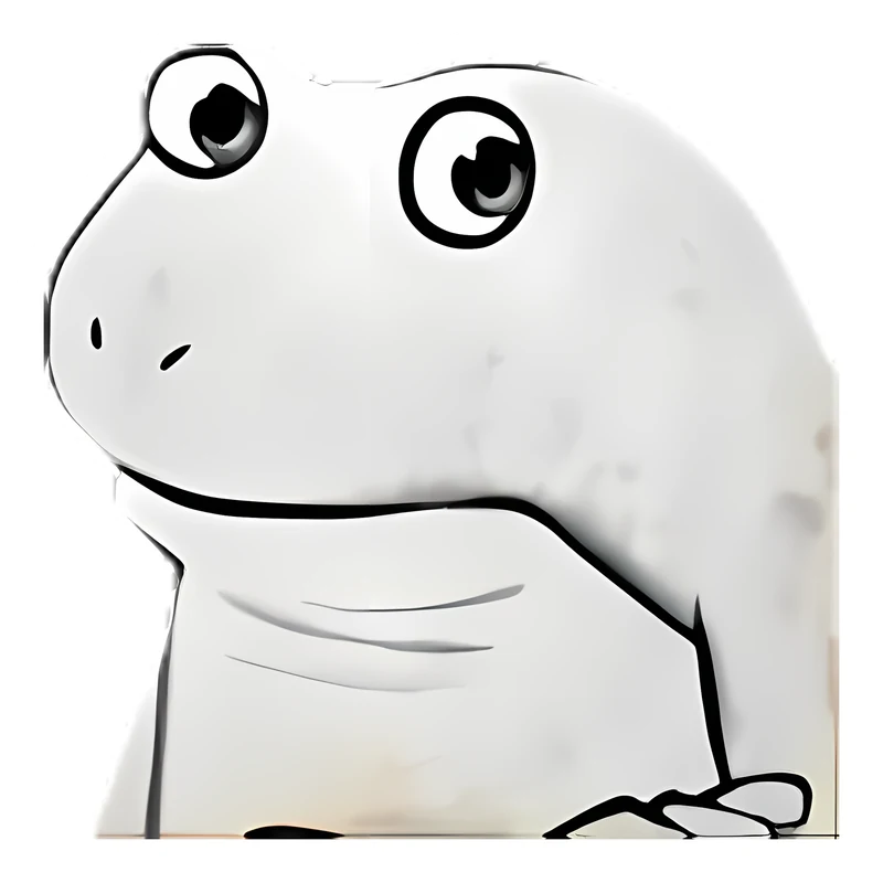 Paper Bufo sticker