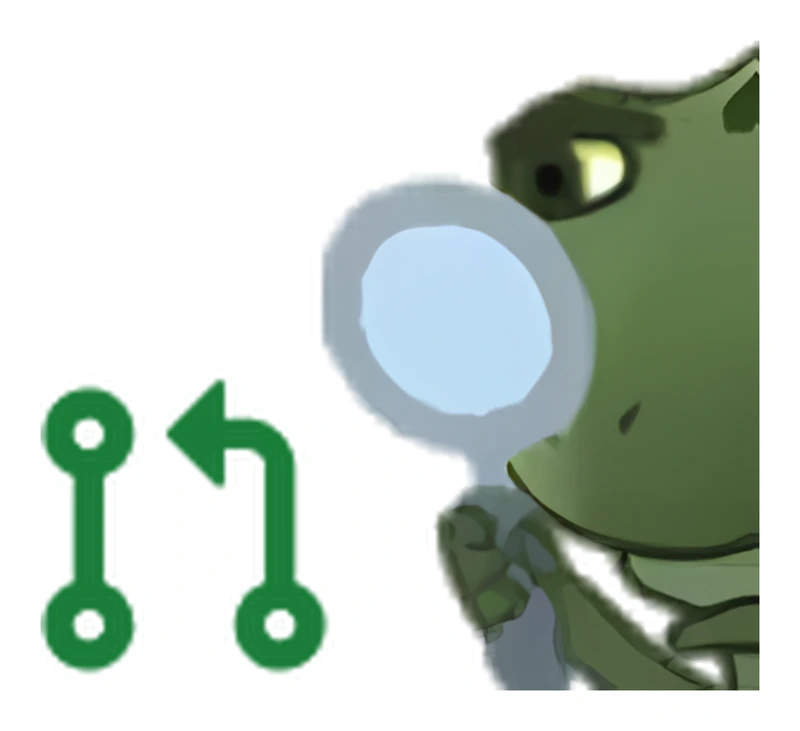 Bufo Looks For A Pull Request sticker
