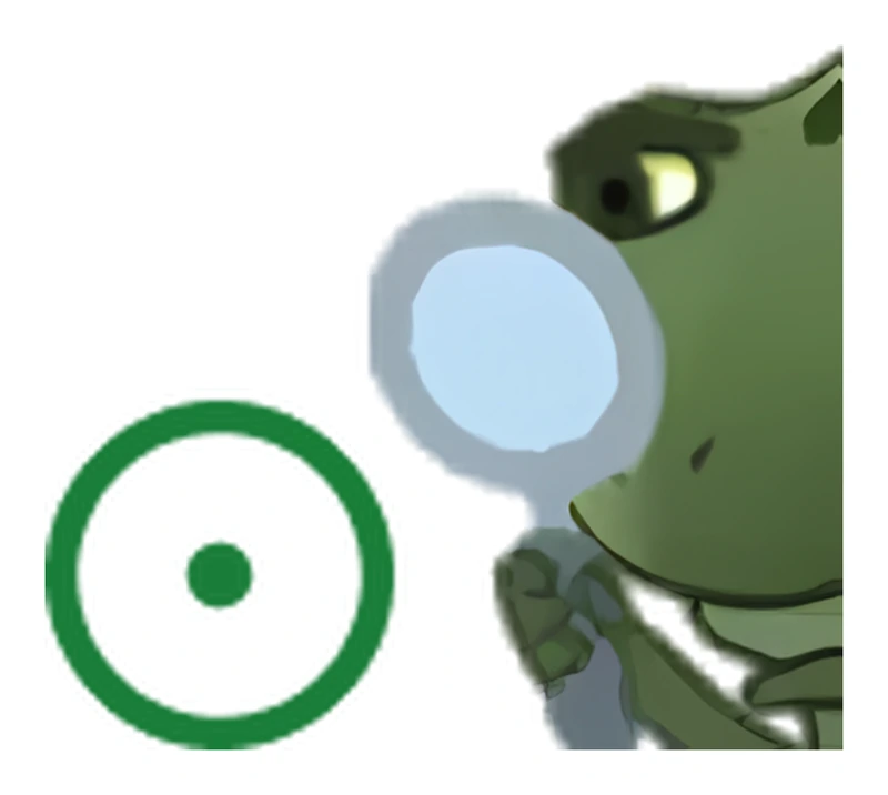 Bufo Looks For An Issue sticker