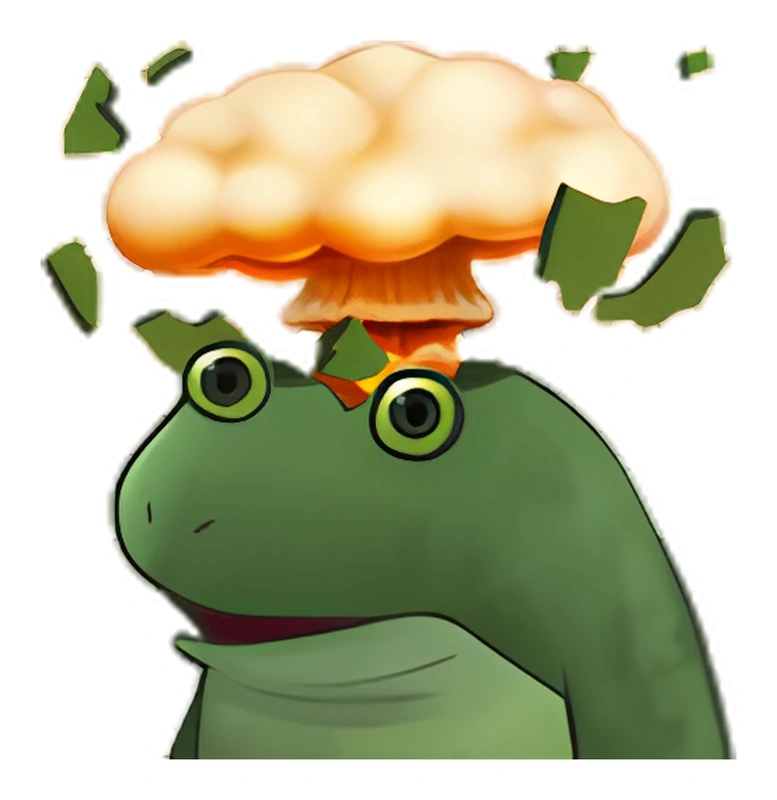 Bufo Mindblown sticker