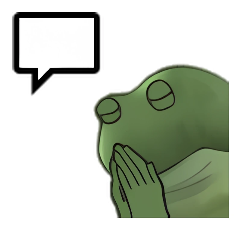 Bufo Thanks You For The Comment sticker