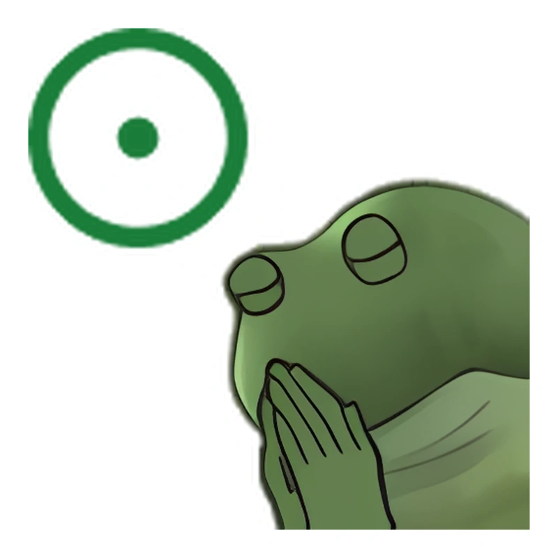 Bufo Thanks You For Your Issue sticker