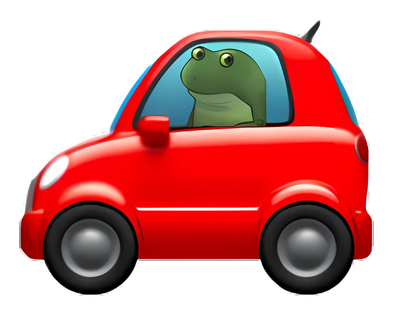 Safe Driver Bufo sticker