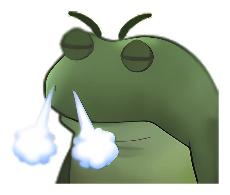 Triumphant Bufo sticker