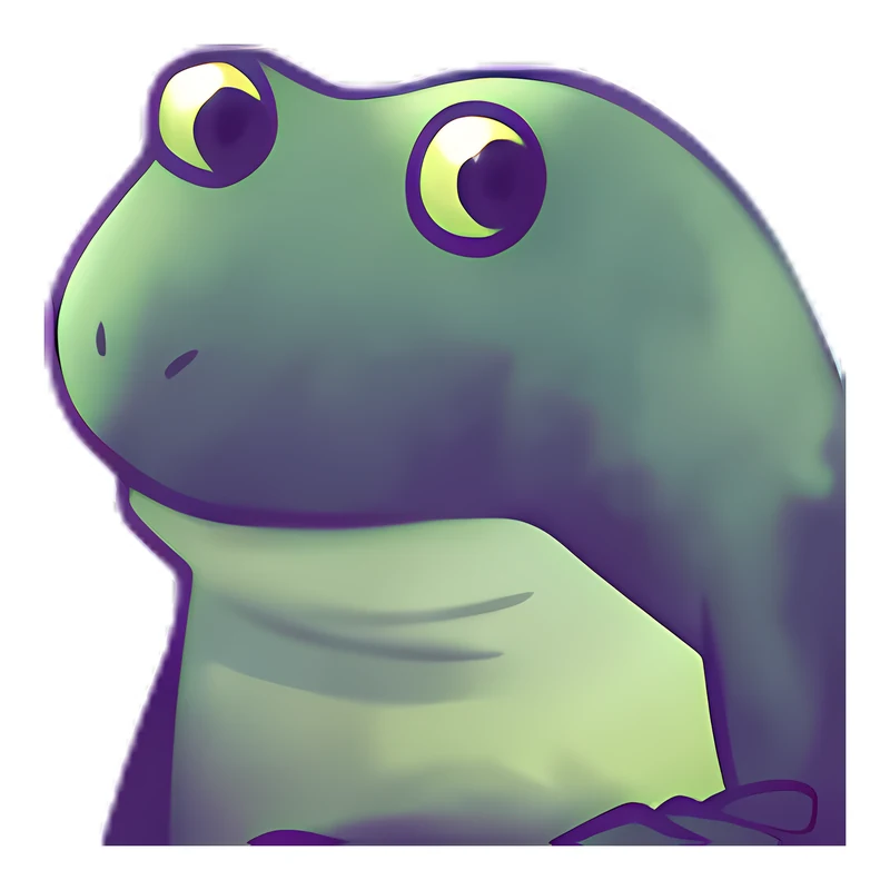 Vintage Bufo sticker